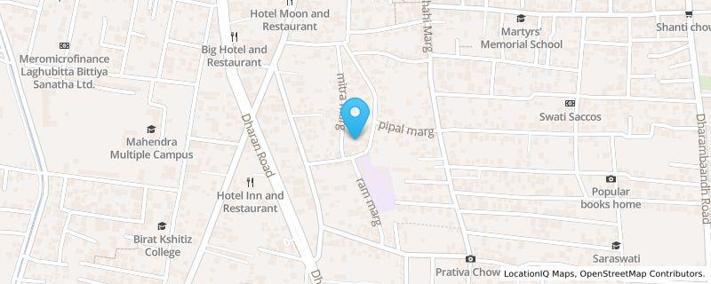 Map preview for Arniko Marg, Biratnagar, Arniko Marg, Biratnagar, Koshi Province