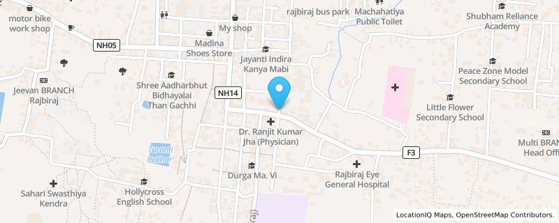 Map preview for Rajbiraj, Saptari, Rajbiraj, Madhesh Province