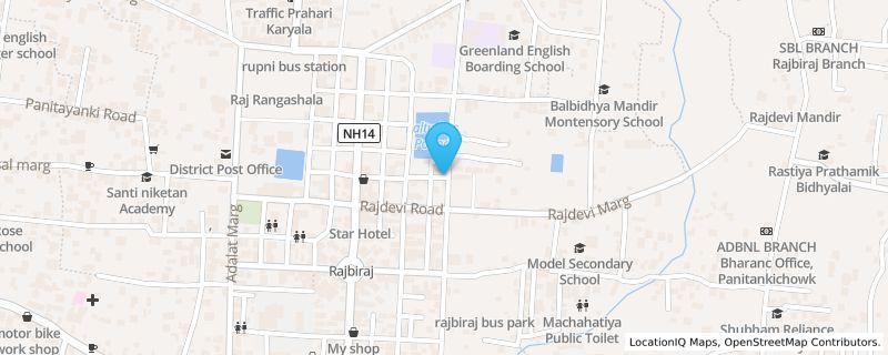 Map preview for Rajbiraj, Saptari 56400, Rajbiraj, Madhesh Province