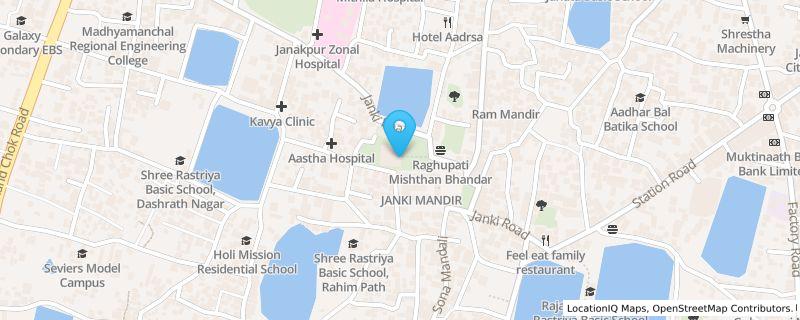 Map preview for Bajrang Chowk, Janakpurdham-8, Bajrang Chowk, Janakpur, Madhesh Province