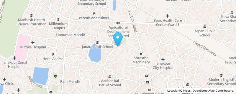 Map preview for Janakpurdham, Dhanusha, Janakpurdham, Janakpur, Madhesh Province