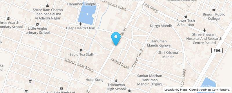 Map preview for Skyline Mall, Adarsh Nagar, Birgunj-10, Parsa, Skyline Mall, Adarsh Nagar, Birgunj-10, Birgunj, Madhesh Province