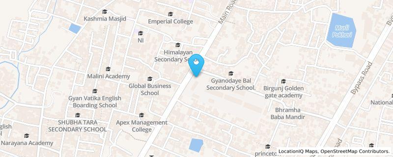 Map preview for Main Road, National Trading, Birgunj 44300, Parsa, National Trading, Main Road, Birgunj, Madhesh Province