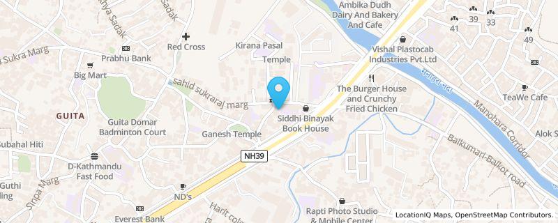 Map preview for Balkumari Road, Lalitpur 44600, Balkumari, Lalitpur, Bagmati Province