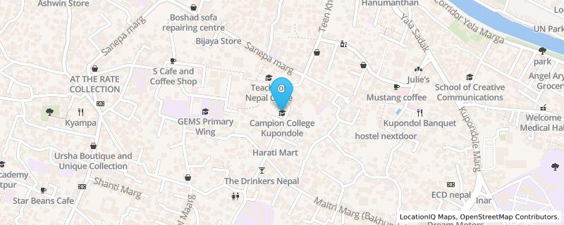 Map preview for Kupondole, Lalitpur, Nepal, Kupondole, Lalitpur, Bagmati Province