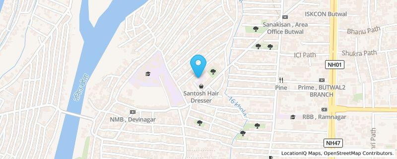 Map preview for Butwal, Rupandehi, Butwal, Lumbini Province