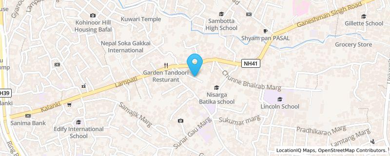Map preview for Ishani Marg, Ravi Bhawan, Kalanki Road, Kathmandu, Ravi Bhawan, Kathmandu, Bagmati Province