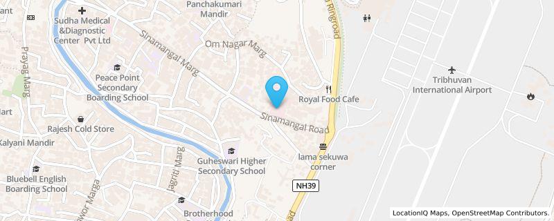 Map preview for Baburam Acharya Road, Sinamangal, Kathmandu 44600, Sinamangal, Kathmandu, Bagmati Province