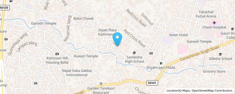 Map preview for Kathmandu 44614, Soaltee Mode, Kathmandu, Bagmati Province