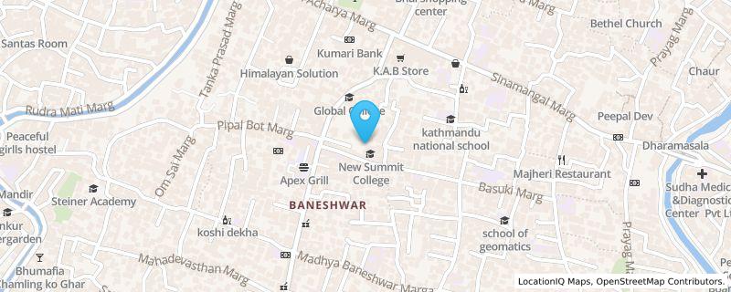 Map preview for Devkota Sadak, Mid-Baneshwor, Kathmandu 44600, Mid-Baneshwor, Kathmandu, Bagmati Province