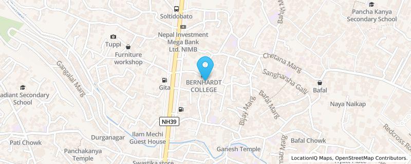 Map preview for Bafal Marg, Kathmandu 44600, Bafal, Kathmandu, Bagmati Province