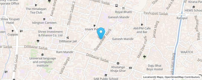 Map preview for Mahakavi Marg, Kathmandu 44600, Dillibazar, Kathmandu, Bagmati Province