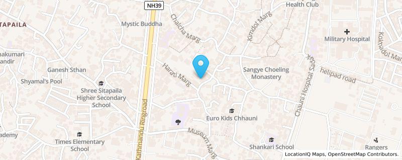 Map preview for Swayambhu Circular Road, Kathmandu, Swayambhu, Kathmandu, Bagmati Province