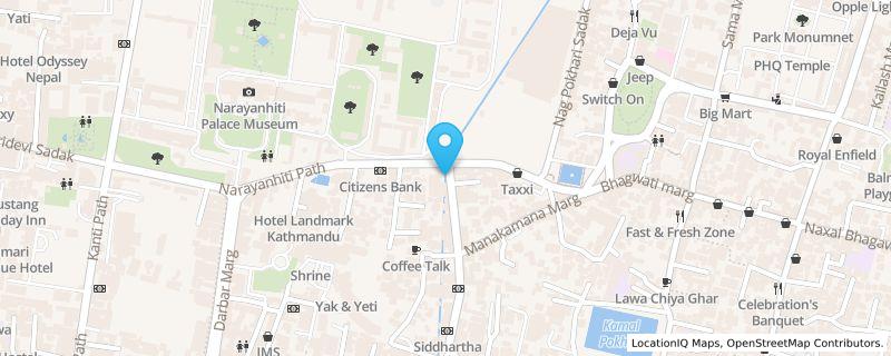 Map preview for Narayanhiti Marg, Kathmandu, Nagpokhari / Narayanhiti Marg, Narayanhiti, Kathmandu, Bagmati Province