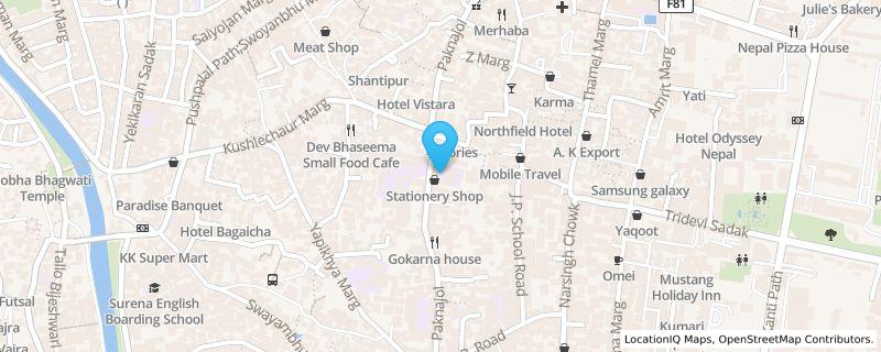 Map preview for Paknajol Marg, Kathmandu, Paknajol, Kathmandu, Bagmati Province