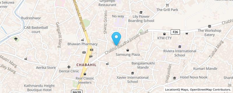 Map preview for Opposite to KL Tower, Chuchepati, Chabahil, Kathmandu, Bagmati Province