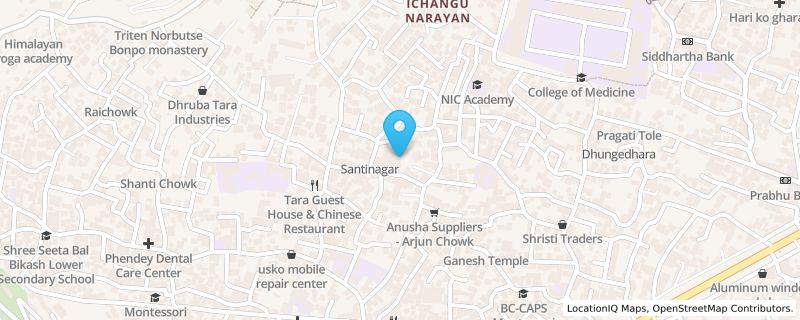 Map preview for Sanobharyang Road, Kathmandu, Sanobharyang, Nagarjun, Kathmandu, Bagmati Province