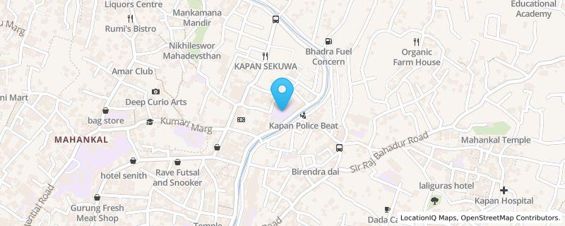 Map preview for Suryodaya Colony Road, Ekatabasti, Mandikhatar, Budhanilakantha, Kathmandu, Bagmati Province