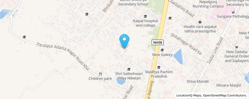 Map preview for Nepalgunj Sub-Metropolitan City-10, Banke, Nepalgunj-10, Nepalgunj, Lumbini Province