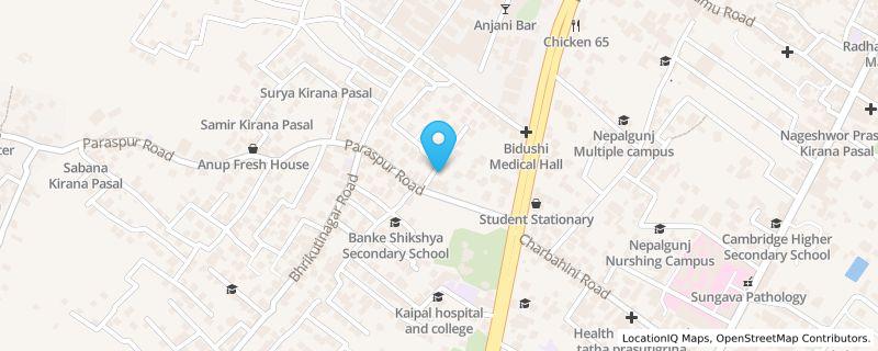 Map preview for Ratna Rajmarg, Nepalgunj-10, Banke, Nepalgunj-10, Ratna Rajmarg, Nepalgunj, Lumbini Province