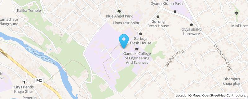 Map preview for Lamachaur Road, Pokhara-16, Lamachaur, Pokhara Lekhnath-16, Pokhara, Gandaki Province
